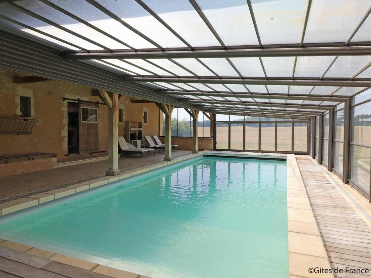Maison De Charme Avec Piscine Interieure, Grand Jardin, Et Paysages Magnifiques En Pleine Campagne - Fr-1-497-164 Rémalard Exteriér fotografie