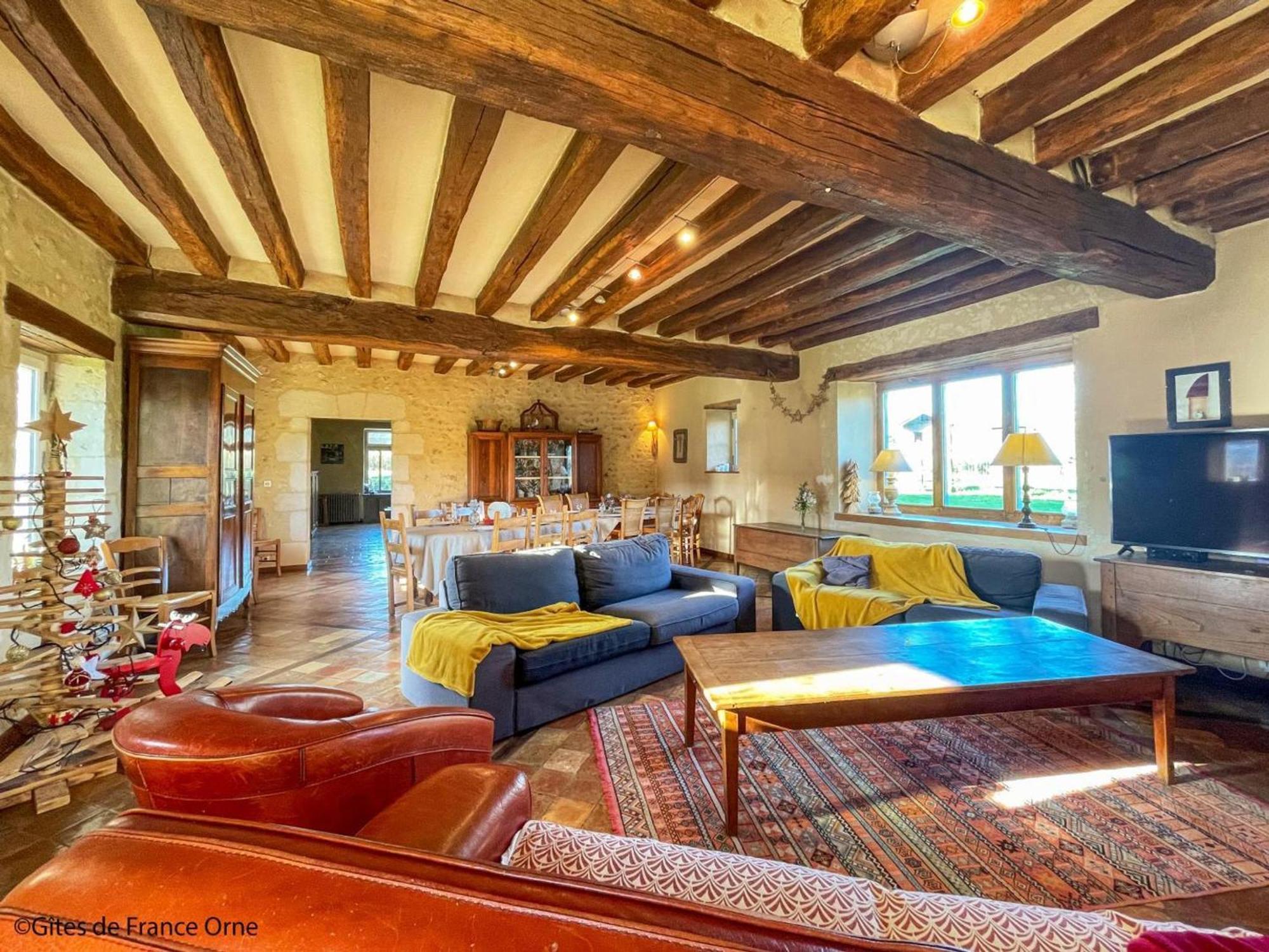 Maison De Charme Avec Piscine Interieure, Grand Jardin, Et Paysages Magnifiques En Pleine Campagne - Fr-1-497-164 Rémalard Exteriér fotografie